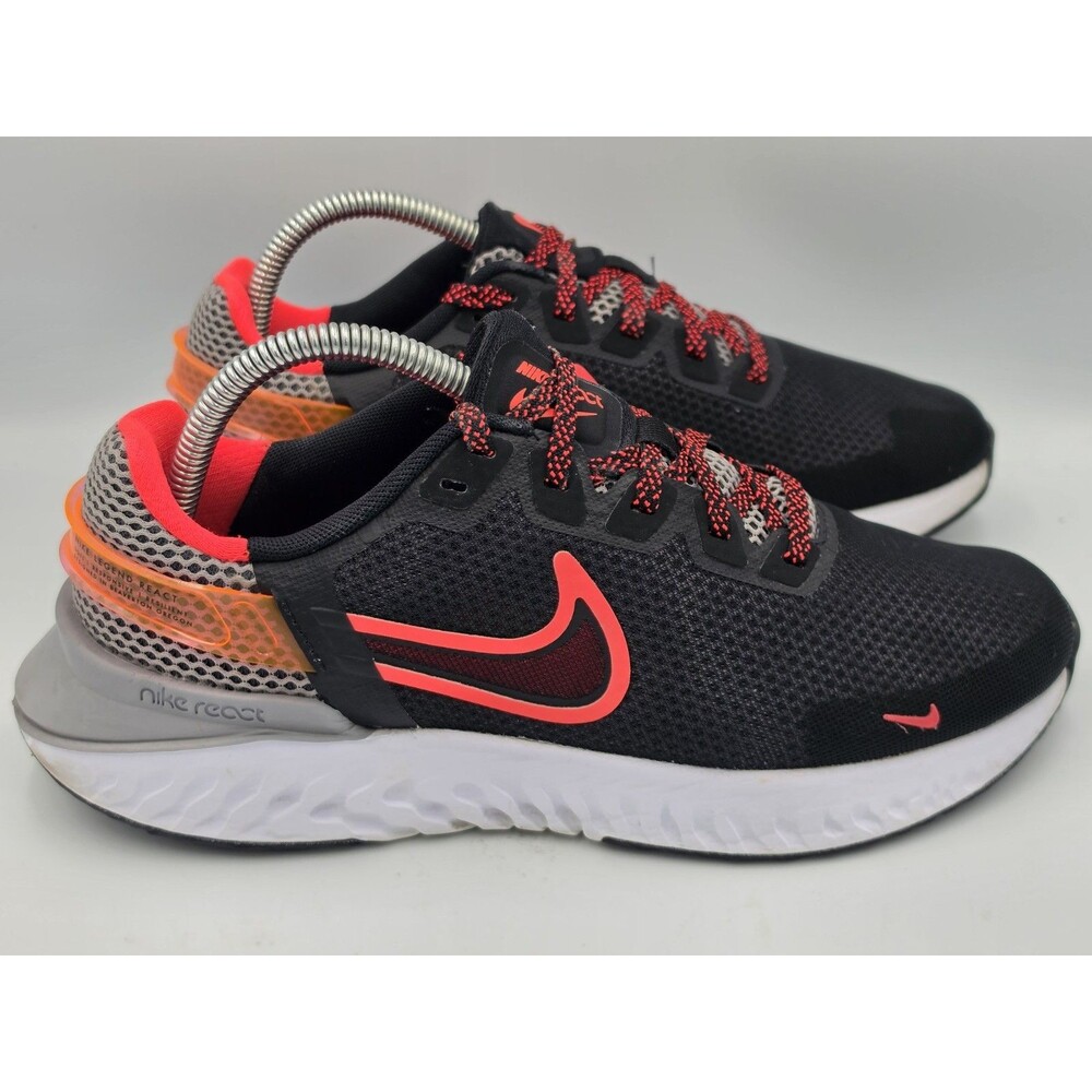 Nike Legend React 3 Running Walking Shoes Black Flash Crimson Men’s Size 9
